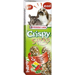 VERSELE LAGA Crispy Sticks, štapići za kuniće i činčile s biljem, 2kom, 110g