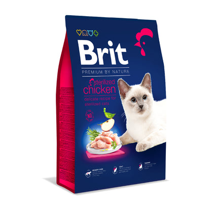 BRIT PREMIUM by Nature Sterilized s piletinom
