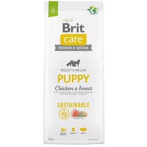 BRIT CARE Sustainable, PUPPY All Breed, s piletinom i insektima