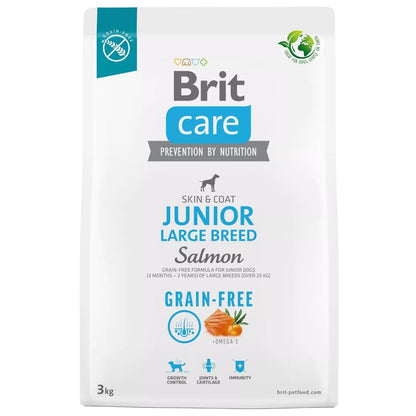 BRIT CARE GF JUNIOR Large Breed, s lososom, bez žitarica