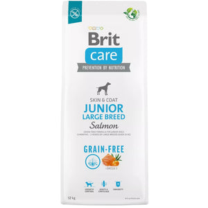 BRIT CARE GF JUNIOR Large Breed, s lososom, bez žitarica