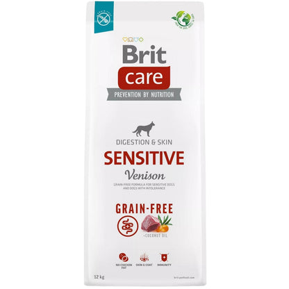 BRIT CARE GF Sensitive All Breed, sa srnetinom, bez žitarica