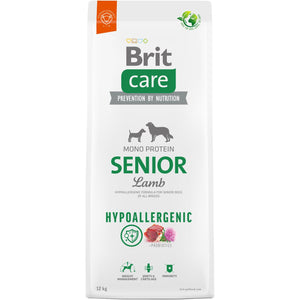 BRIT CARE Hypoallergenic, Senior, s jagnjetinom i pirinčem