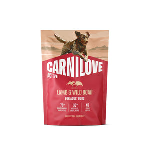 CARNILOVE Active psi jagnjetina i divlja svinja za odrasle 1,5kg