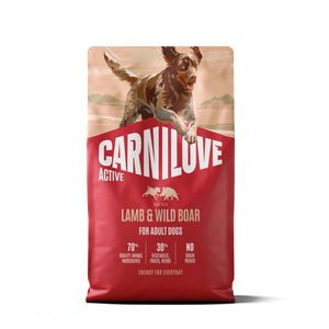 CARNILOVE Active psi jagnjetina i divlja svinja za odrasle 4kg