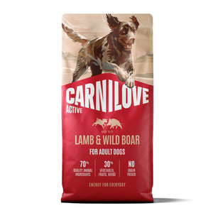 CARNILOVE Active psi jagnjetina i divlja svinja za odrasle 12kg