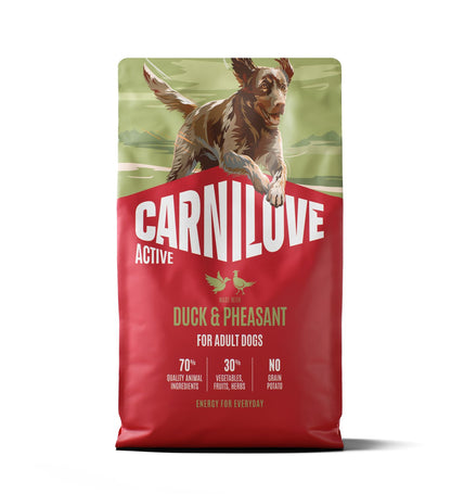 CARNILOVE Active psi pačetina i fazan za odrasle 4kg