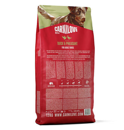 CARNILOVE Active psi pačetina i fazan za odrasle 12kg