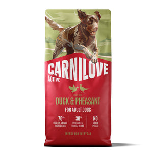 CARNILOVE Active psi pačetina i fazan za odrasle 12kg