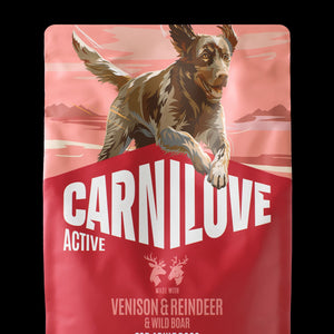 CARNILOVE Active psi divljač, irvas i divlja svinja za odrasle 4kg