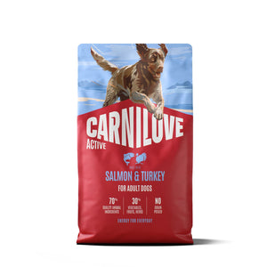 CARNILOVE Active psi losos i ćuretina za odrasle 4kg