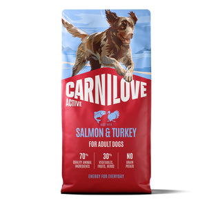 CARNILOVE Active psi losos i ćuretina za odrasle 12kg
