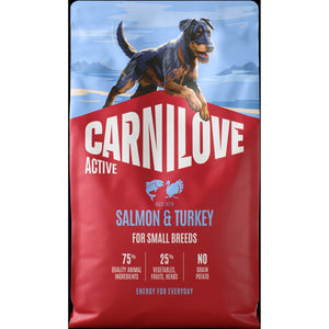 CARNILOVE Active psi losos i ćuretina za male rase 4kg