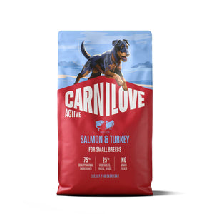 CARNILOVE Active psi losos i ćuretina za male rase 4kg
