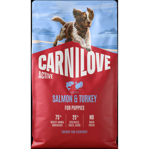 CARNILOVE Active psi losos i ćuretina za štenad 4kg