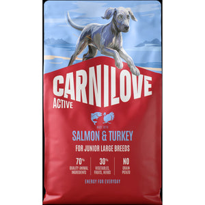 CARNILOVE Active psi losos i ćuretina za juniore velikih rasa 4kg