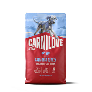 CARNILOVE Active psi losos i ćuretina za juniore velikih rasa 4kg