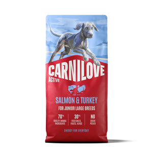 CARNILOVE Active psi losos i ćuretina za juniore velikih rasa 12kg
