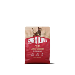 CARNILOVE Active mačke ster. jagnjetina i divlja svinja 2kg
