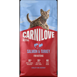 CARNILOVE Active mačke losos i ćuretina za mačiće 6kg