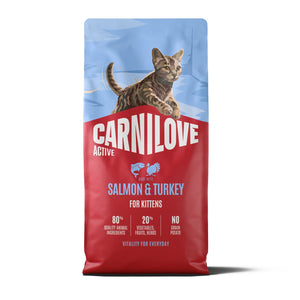 CARNILOVE Active mačke losos i ćuretina za mačiće 6kg