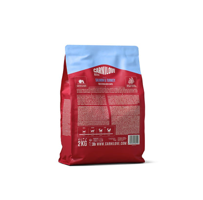 CARNILOVE Active mačke ster. losos i ćuretina 2kg