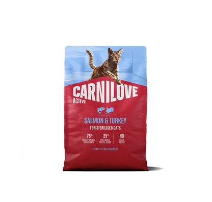 CARNILOVE Active mačke ster. losos i ćuretina 2kg