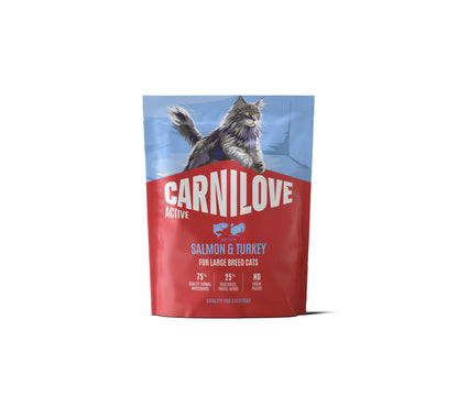 CARNILOVE Active mačke losos i ćuretina za velike rase 400g