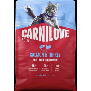 CARNILOVE Active mačke losos i ćuretina za velike rase 2kg