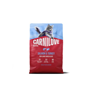 CARNILOVE Active mačke losos i ćuretina za velike rase 2kg