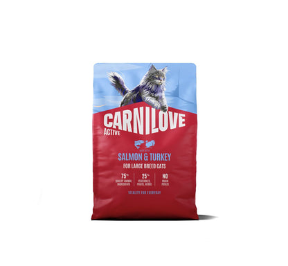 CARNILOVE Active mačke losos i ćuretina za velike rase 2kg