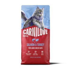 CARNILOVE Active mačke losos i ćuretina za velike rase 6kg