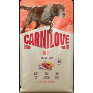 CARNILOVE True Fresh psi govedina za odrasle 4kg