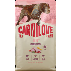 CARNILOVE True Fresh psi ćuretina za odrasle 4kg