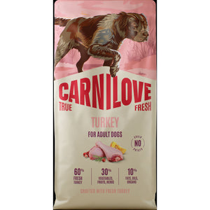 CARNILOVE True Fresh psi ćuretina za odrasle 12kg