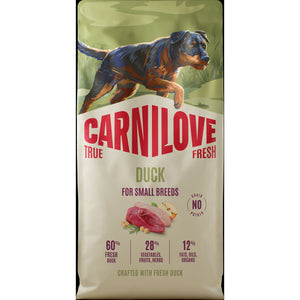 CARNILOVE True Fresh psi pačetina za odrasle male rase 12kg