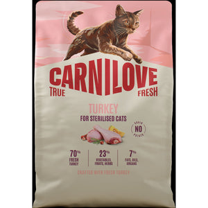CARNILOVE True Fresh mačke ster. ćuretina 2kg