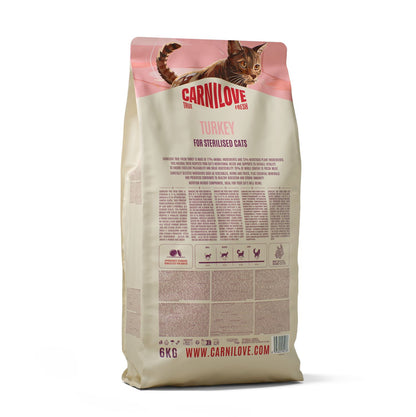 CARNILOVE True Fresh mačke ster. ćuretina 6kg