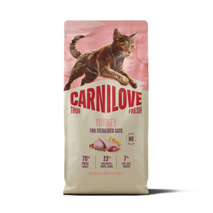 CARNILOVE True Fresh mačke ster. ćuretina 6kg
