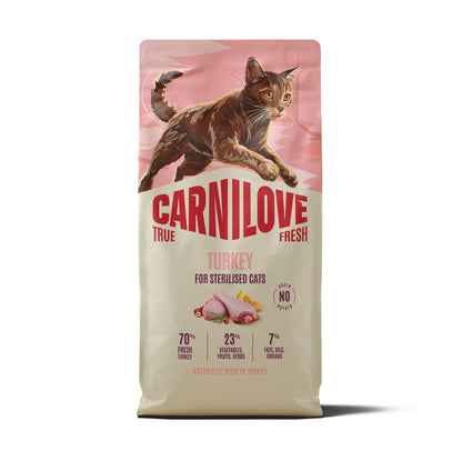 CARNILOVE True Fresh mačke ster. ćuretina 6kg