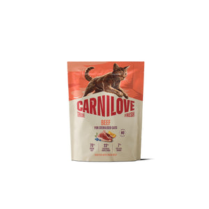 CARNILOVE True Fresh mačke ster. govedina 400g