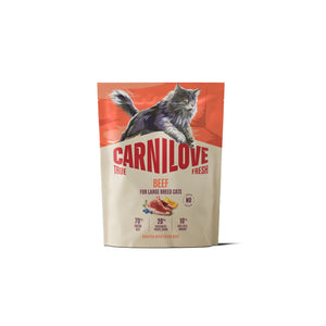 CARNILOVE True Fresh mačke govedina za odrasle velike rase 400g