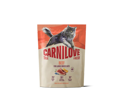 CARNILOVE True Fresh mačke govedina za odrasle velike rase 400g