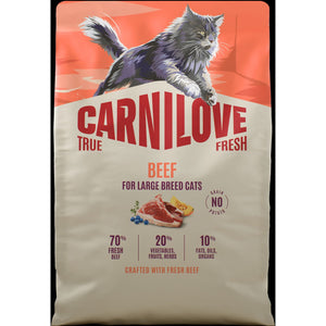 CARNILOVE True Fresh mačke govedina za odrasle velike rase 2kg
