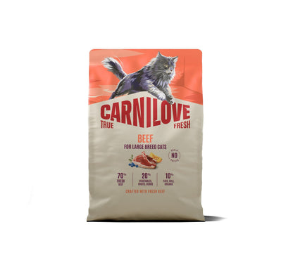 CARNILOVE True Fresh mačke govedina za odrasle velike rase 2kg