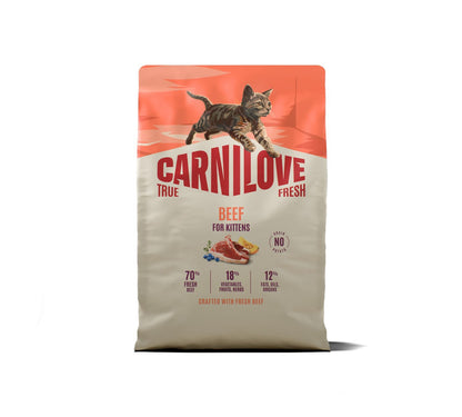 CARNILOVE True Fresh mačke govedina za mačiće 2kg