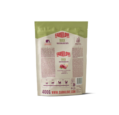 CARNILOVE True Fresh mačke ster. pačetina 400g