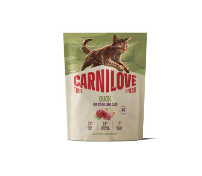 CARNILOVE True Fresh mačke ster. pačetina 400g
