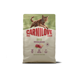 CARNILOVE True Fresh mačke ster. pačetina 2kg