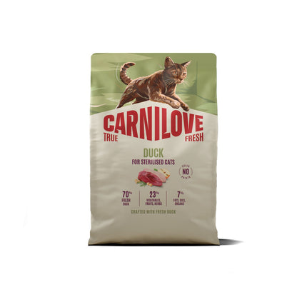 CARNILOVE True Fresh mačke ster. pačetina 2kg